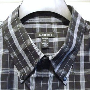Van Heusen SS XL Black Gray White.